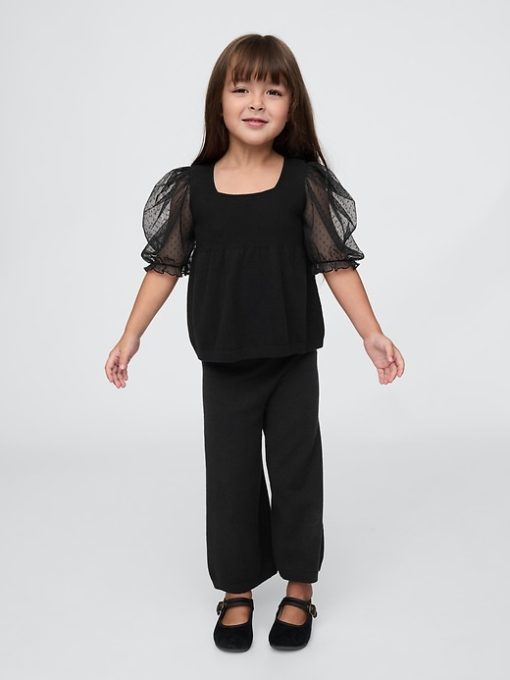 Baby & Toddler CashSoft Puff Sleeve Outfit Set