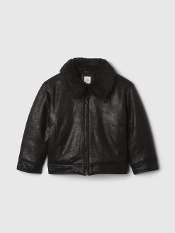 Baby & Toddler Cozy Vegan Suede Jacket