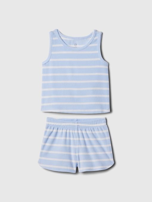 Baby & Toddler Recycled Towel Terry PJ Shorts Set