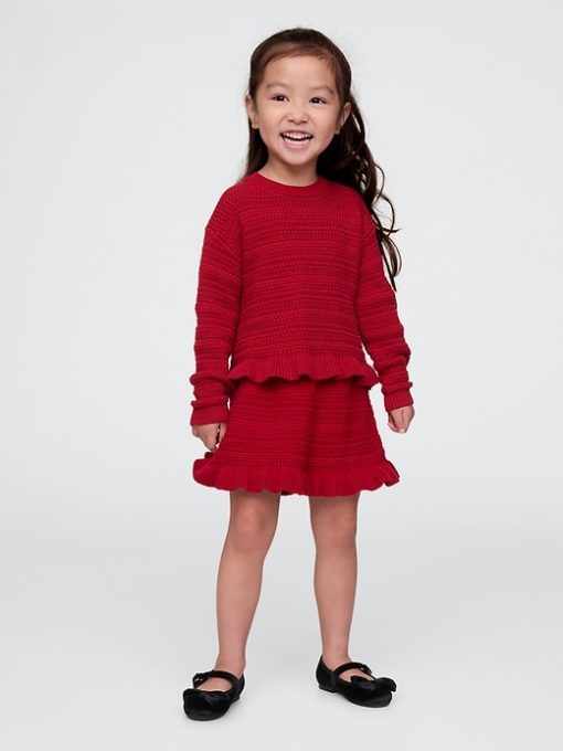 Baby & Toddler Ruffle Sweater Skirt Set