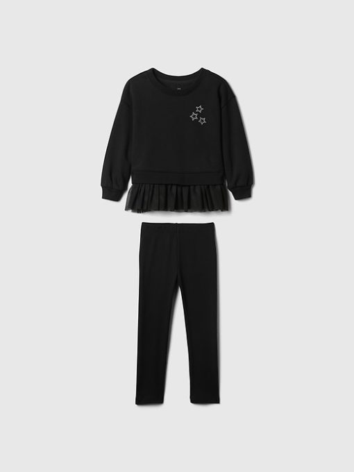 Baby & Toddler Vintage Soft Tulle Sweatshirt Set
