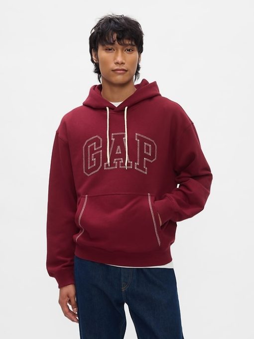 Heavyweight Stitch Logo Hoodie
