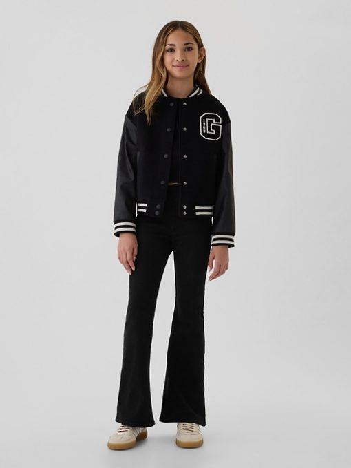 Kids High Rise Crossover ’70s Flare Jeans