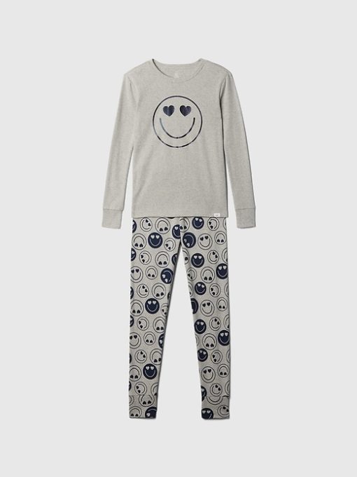 Kids Organic Brushed Cotton PJ Set