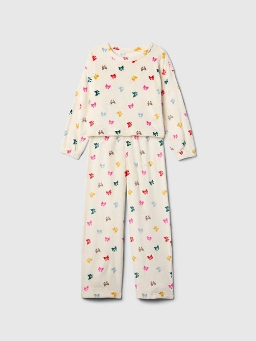 Kids Recycled Cozy Cropped PJ Set