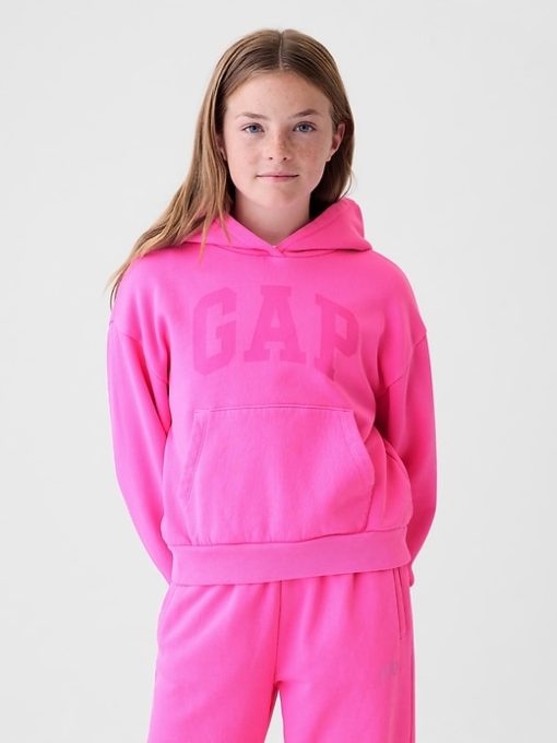 Kids Vintage Soft Logo Hoodie