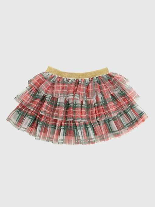 Sweet Wink Holiday Plaid Tiered Tutu