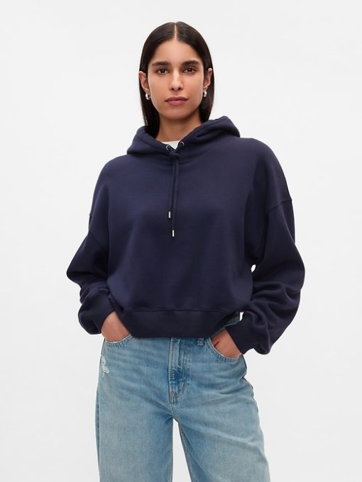 Vintage Soft Cropped Hoodie